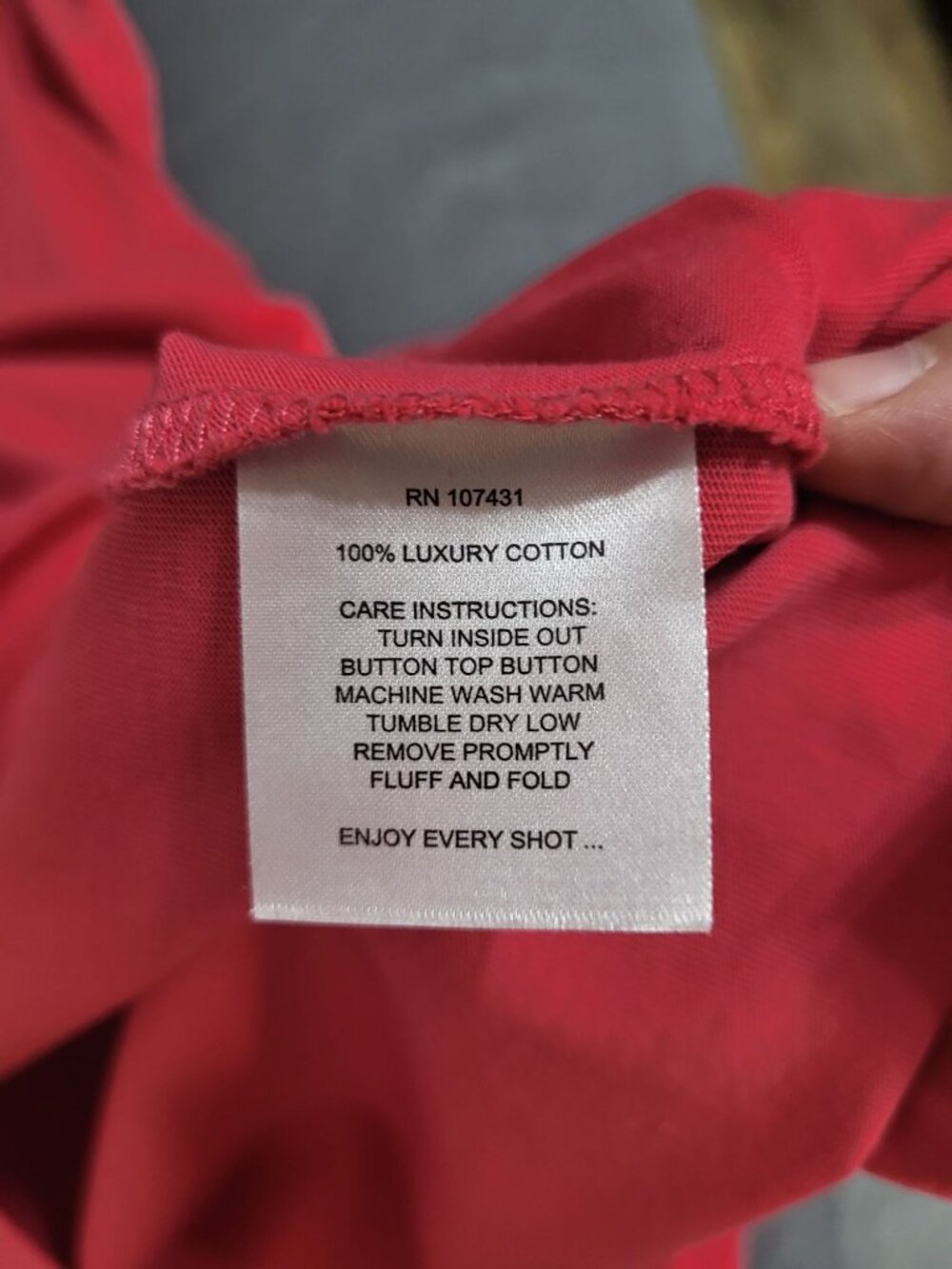 LINKSOUL Men's XL Red Golf Polo Shirt Athleisure Business Casual Pocket - Picture 7 of 7